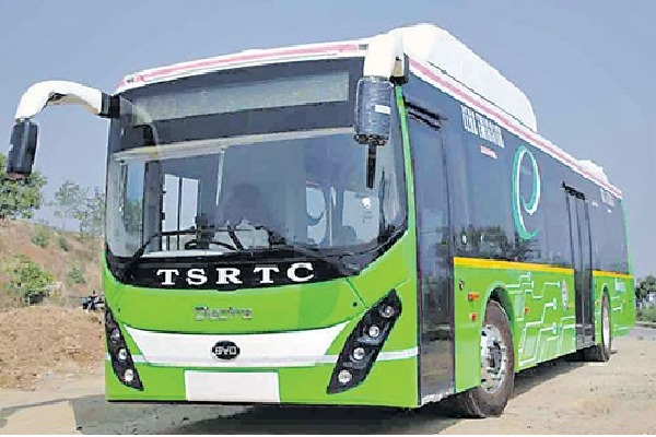 tsrtc will get 1000 electric buses soon