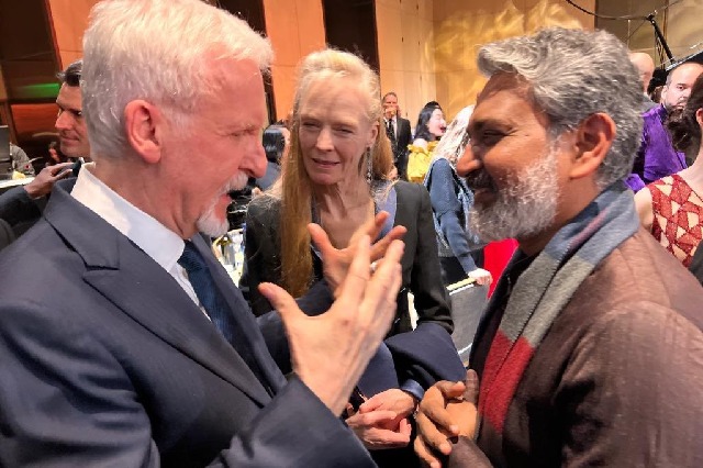 SS Rajamouli meets James Cameron who liked RRR so much that he watched it twice