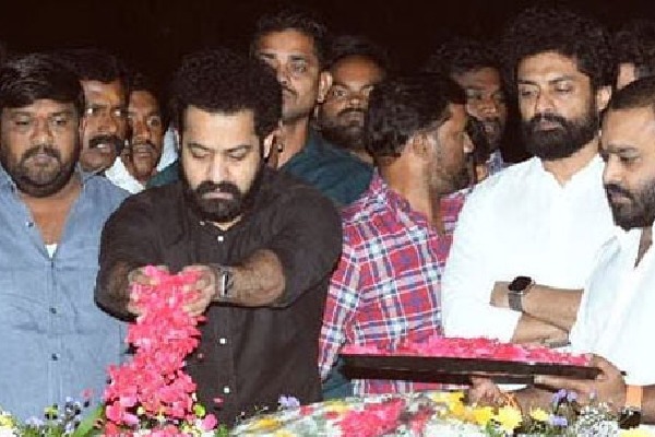 Jr NTR and Kalyan Ram Tributes NTR On His 27th death Anniversery