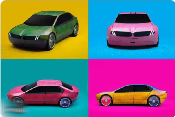 Color changer car from BMW