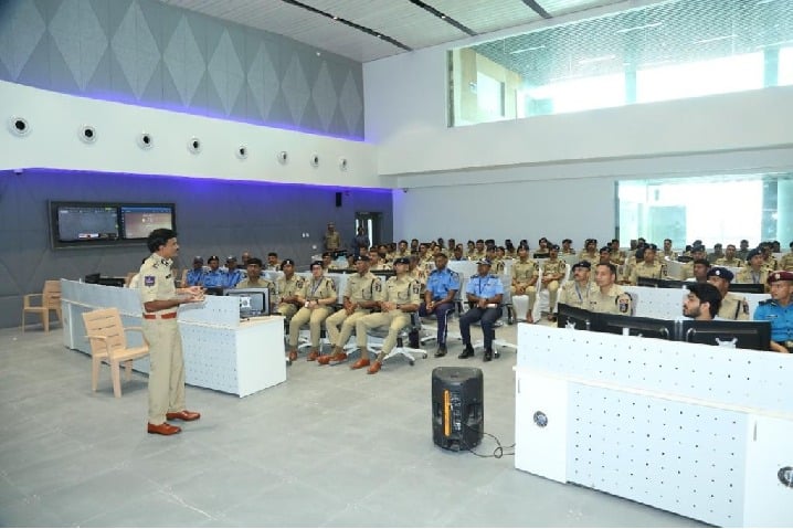 IPS probationers visit Telangana integrated command and control centre