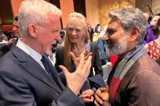 If you ever wanna make a movie over here lets talk Offers James Cameron to SS Rajamouli