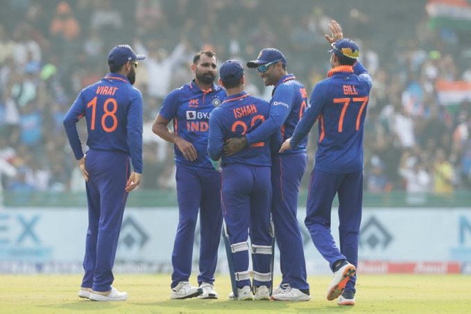 Team India bowlers scalps Kiwis for 108 runs