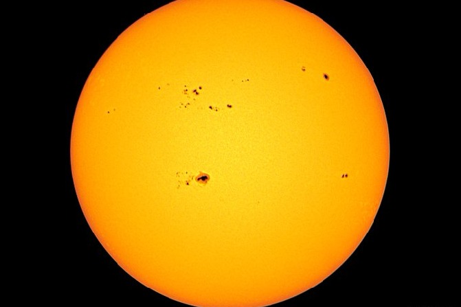 Indian observatory found biggest sun spot 