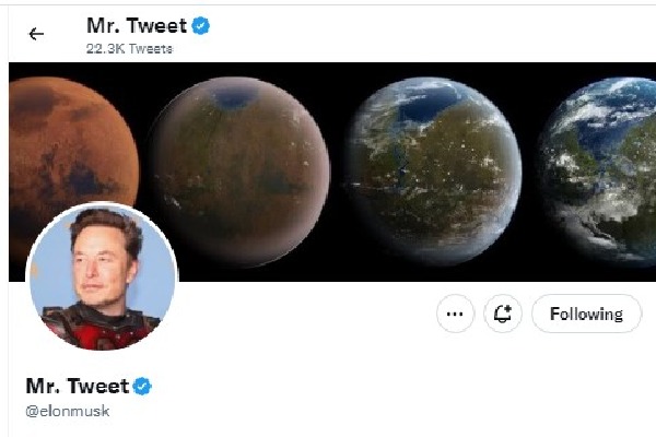 Elon Musk is officially Mr Tweet on Twitter know the story behind his new name