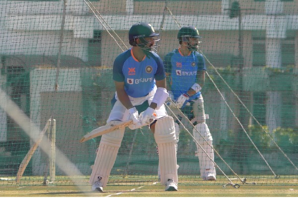 Team India has begun practice for four match test series against Australia 