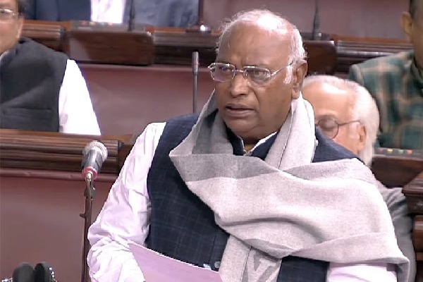 Kharge mentioning a business house invites rap from RS chair