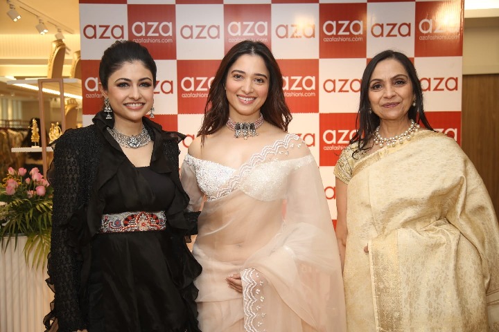 Tamannaah attends Aza Fashion Store inauguration in Hyderabad 