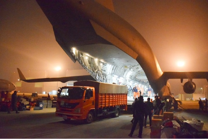 Operation Dost: India sends seventh flight with relief material for Turkey, Syria