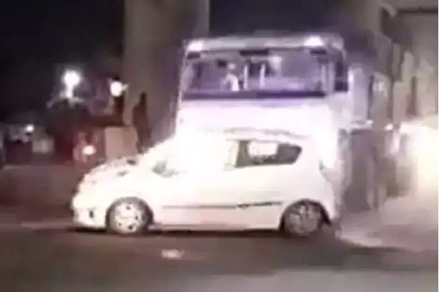 Drunk container driver drags car for 3 km in UP, passengers escape