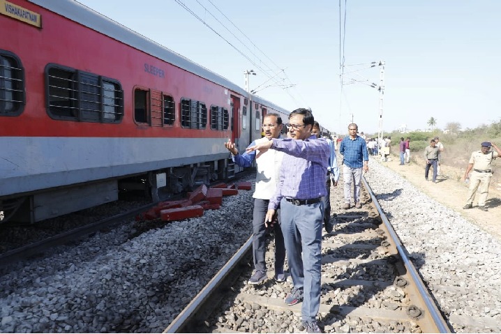 Railway track damaged due to derailment near Hyderabad restored