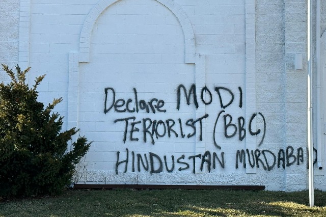 Hindu Temple in Canada Vandalised Defaced With Anti Modi Slogan India Demands Action