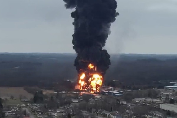 Goods train derailed in US as scares loom after possible poisonous gas leak 