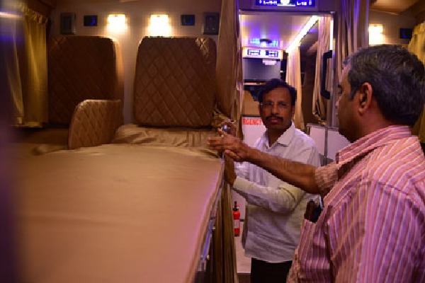 TSRTC To introduce new sleeper buses to neighboring states