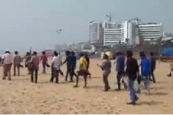 Judge orders drunk drivers go and clean RK Beach in Vizag all the day 