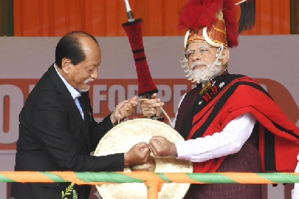 Congress remote controlled Nagaland from Delhi used Northeast as ATM says PM Modi