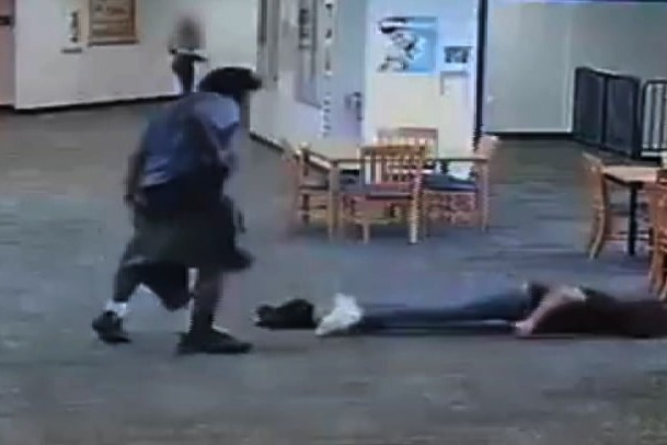 Florida student beats teacher unconscious for taking away video game vedio