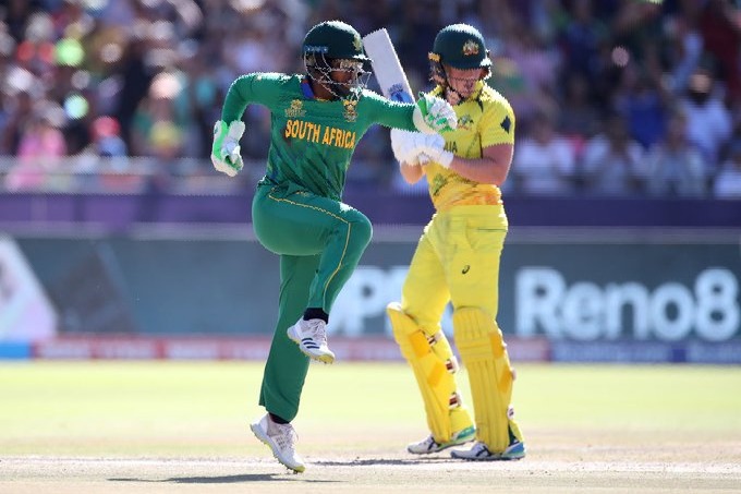 Australia women set South Africa 157 runs target in T20 World Cup final 