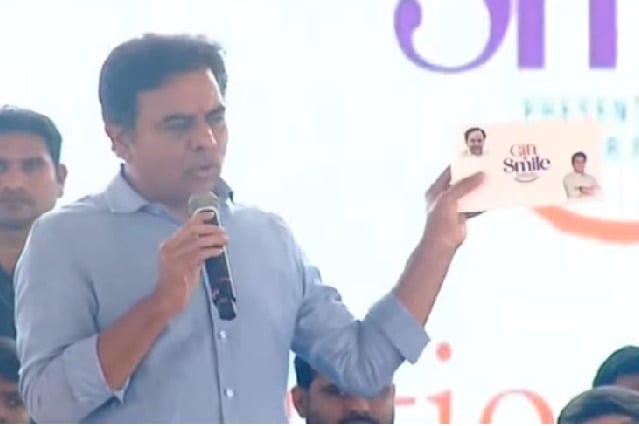 KTR distributes tabs to students 
