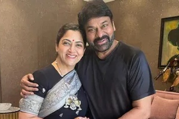 megastar chiranjeevi wishes to actress politician kushboo sundar for she is nominated as ncw member