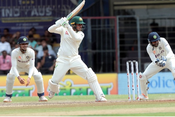 3rd Test, Day 1: Usman Khawaja puts Australia in lead after India crumble against spin