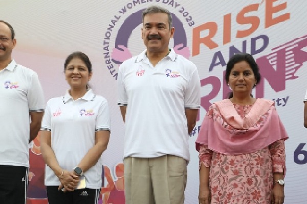 Hundreds of women participate in 'Embrace Equity' run in Hyderabad