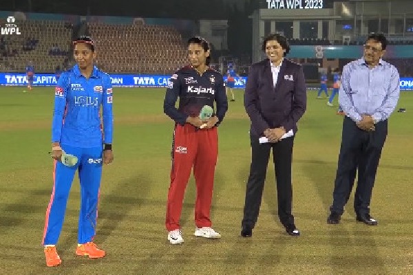 RCB women won the toss against Mumbai Indians 