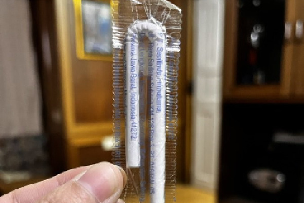 Pic of paper straw wrapped in plastic goes viral twitter