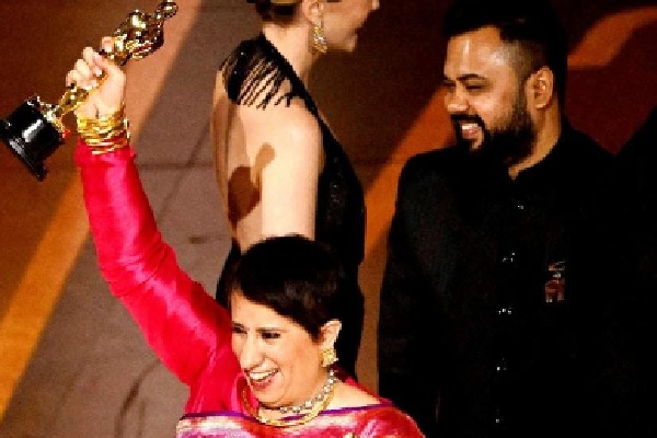 It's the second Oscar for Guneet Monga of 'The Elephant Whisperers'