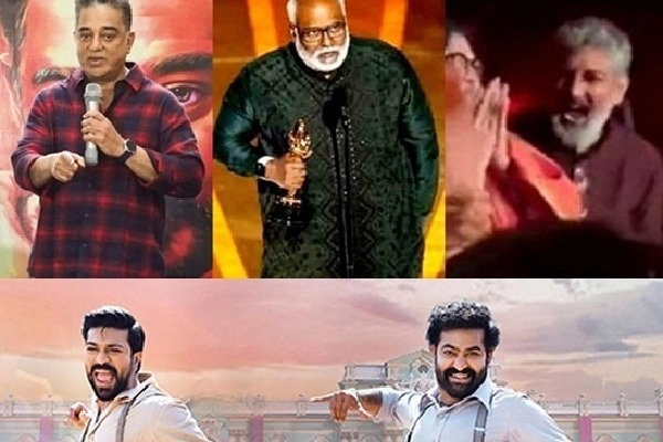 Kamal Haasan compliments Rajamouli, Keeravani on 'Naatu Naatu' Oscar feat