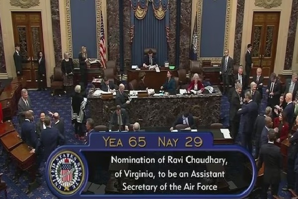 Indian American Ravi Chaudhary to be the new Assistant Secretary of US Air Force