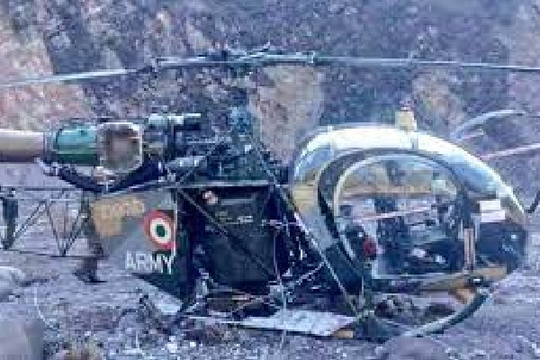 Indian Army Cheetah helicopter crashes in Arunachal Pradesh pilots missing
