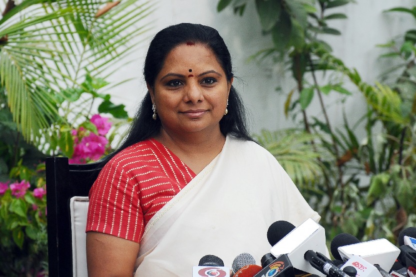 Excise policy case: Kavitha leaves for Delhi; suspense over appearance before ED