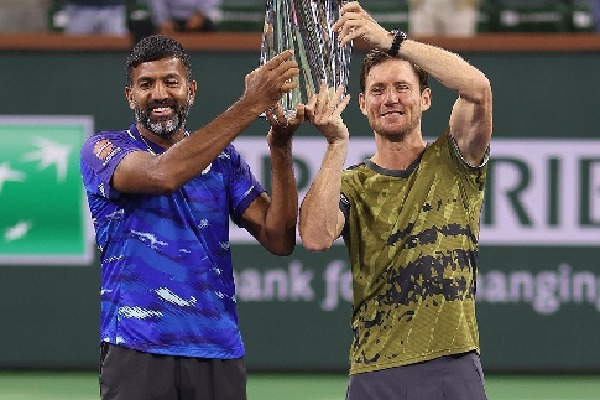Old is gold Rohan Bopanna claims title at 43