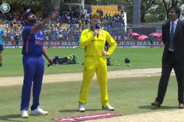 Aussies won the toss against Team India