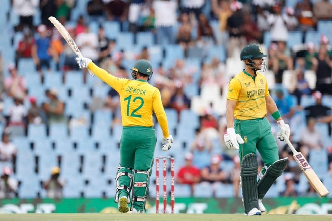 South Africa beat WI with world record chasing in T20 Cricket 