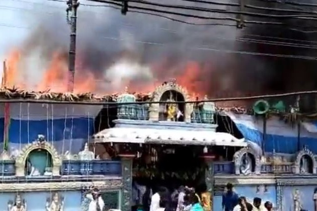 Fire breaks out during Ram Navami celebrations in Andhra temple