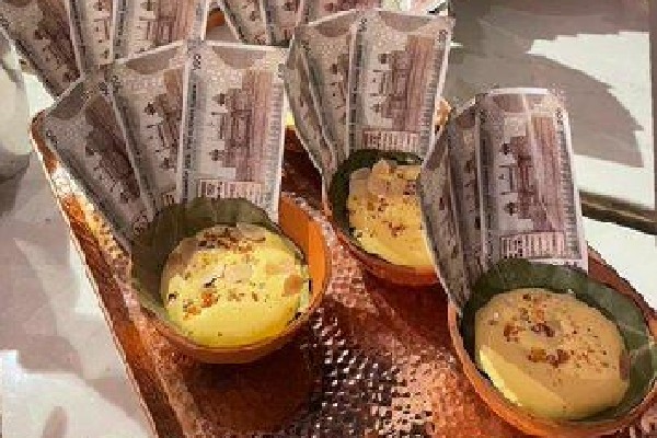 Ambanis served NMACC guests halwa with Rs 500 notes But there is a twist