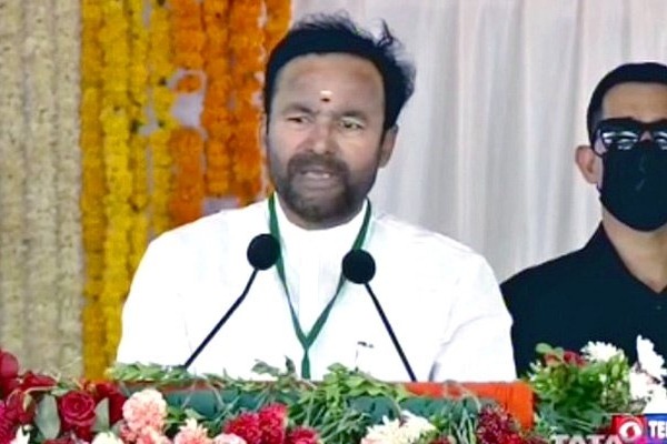 Union Minister Kishan Reddy speech at parade grounds