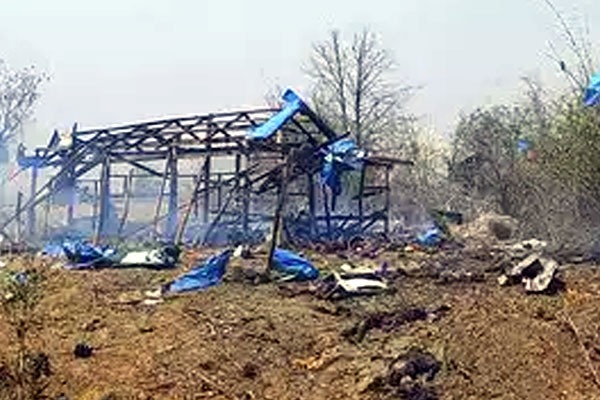 Myanmar Air Strikes Killed 100 People