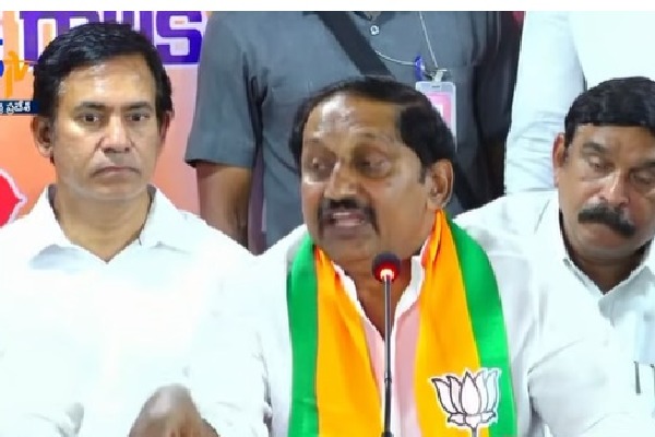 BJP is only option for me says Kiran Kumar Reddy