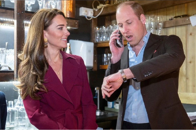 Prince william helps out at indian restaurant during central england visit