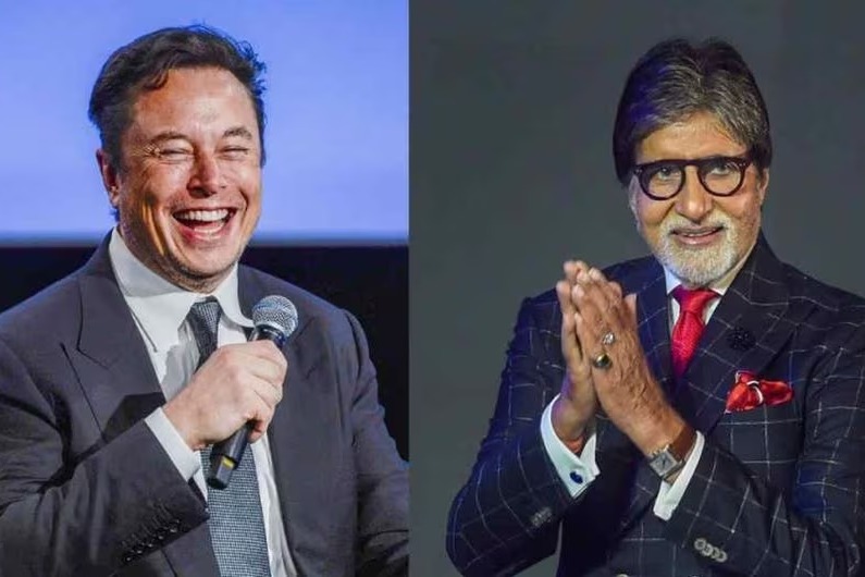 Amitabh Bachchan sings song for Elon Musk