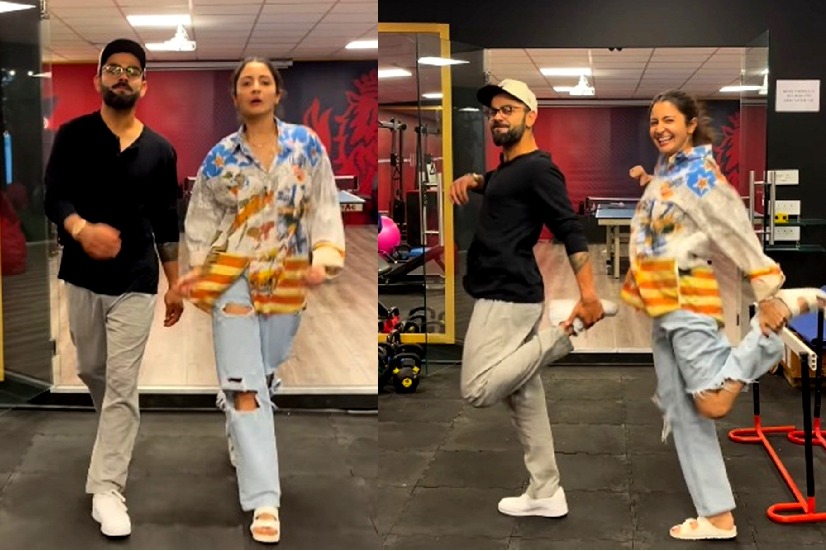 Anushka Sharma, Virat Kohli have a 'dance pe chance' in the gym