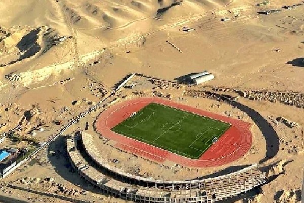Anand Mahindra shares incredible pictures of newly constructed football stadium in Ladakh