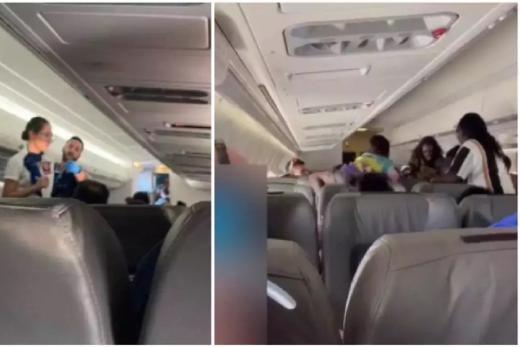4 Passengers Arrested After In Flight Fighting That Caused An Emergency Landing In Australia
