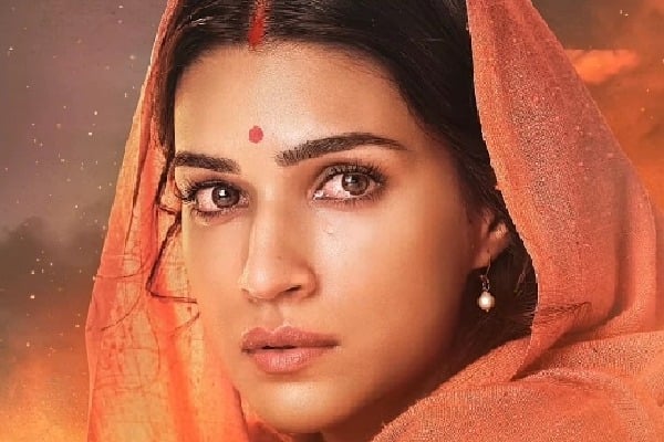 Kriti Sanon is a tearful Sita in the new 'Adipurush' poster