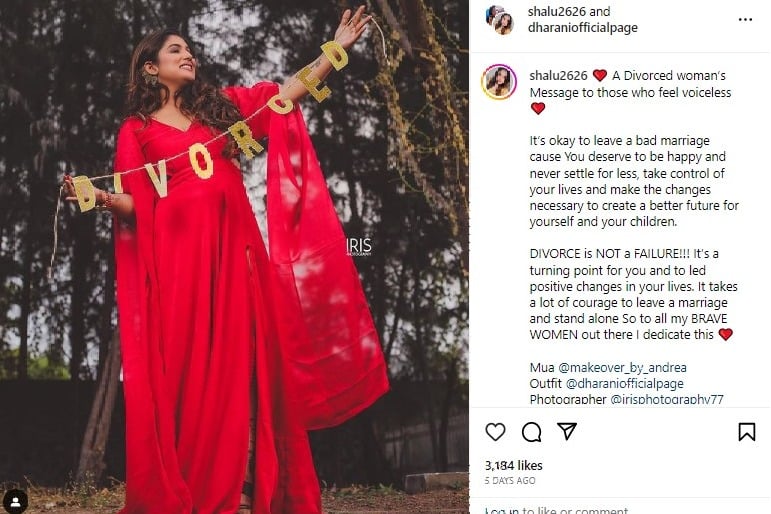 Woman celebrates divorce with unique photoshoot