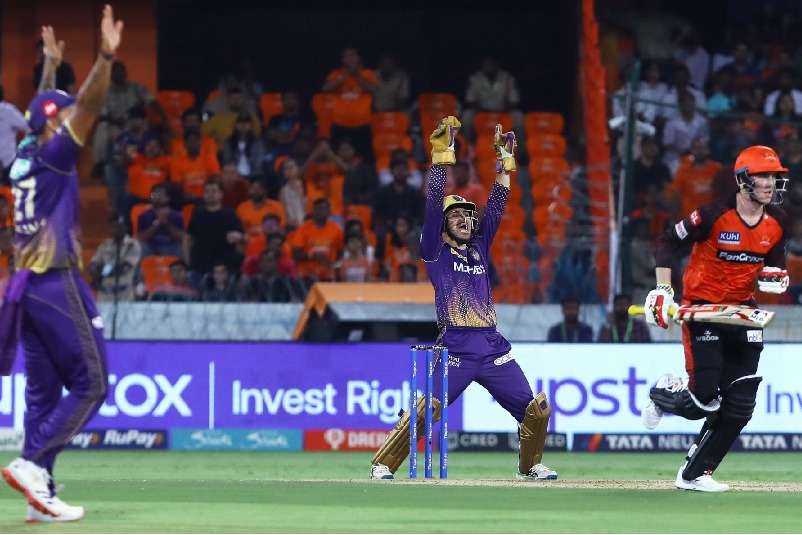 SRH lost to KKR in a nail biting match at Uppal 