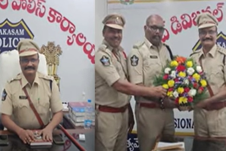 Newly appointed Ongole dsp arrives at office leaves after a short period